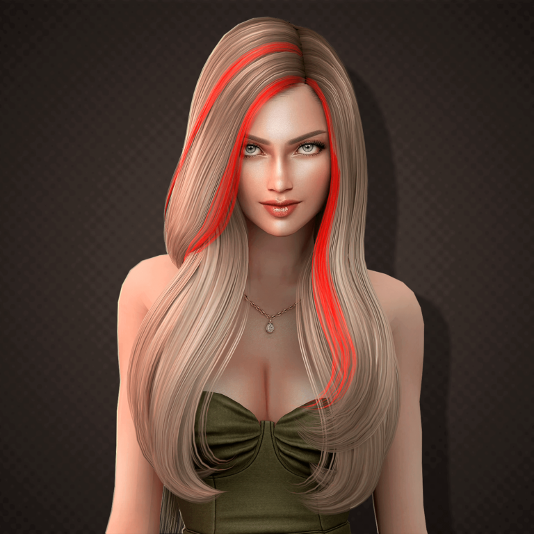 AuSims - diva hairstyle