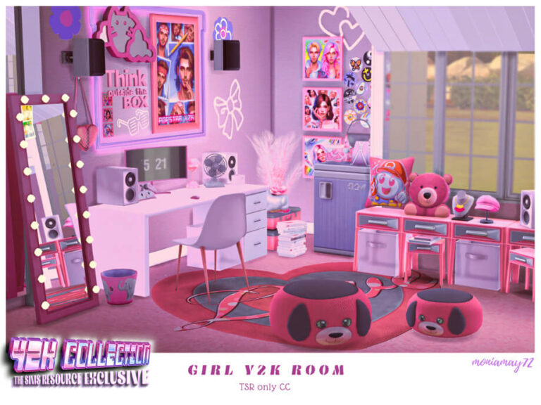 Girl Y2K Room TSR