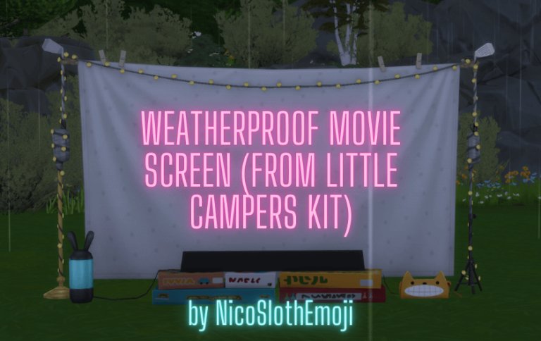 Weatherproof Movie Screen