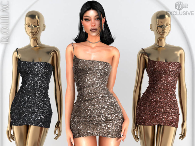 Asymmetric Mini Dress DO0948