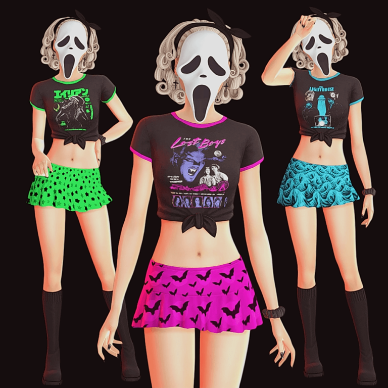 spookshow baby top skirt