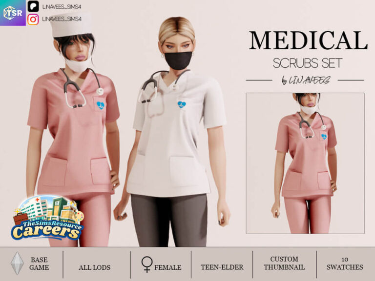 MEDICAL - SCRUBS SET TOP