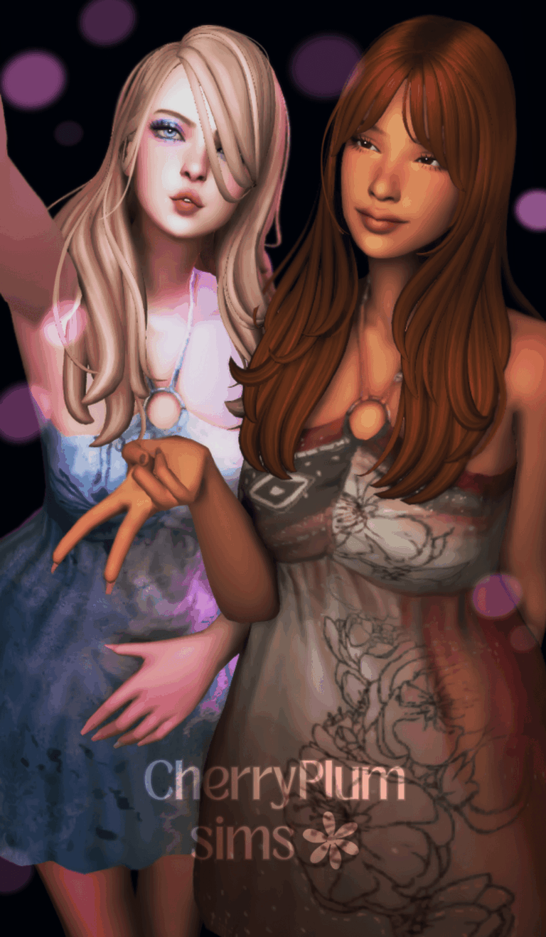Cherry PlumSims Nerida Dress