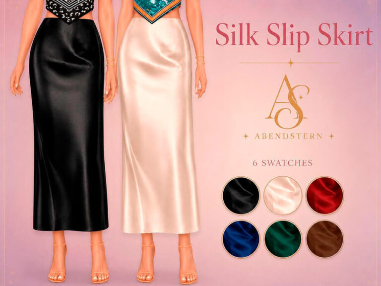 Silk Slip Skirt
