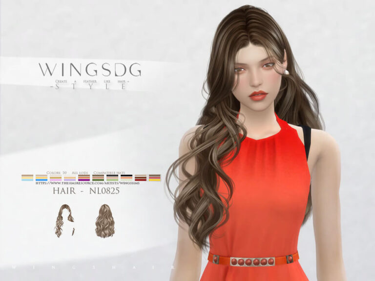 WINGS Hair – Long Curly Hairstyle with 30 Colors