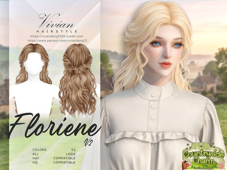 Floriene V2 - Hairstyle