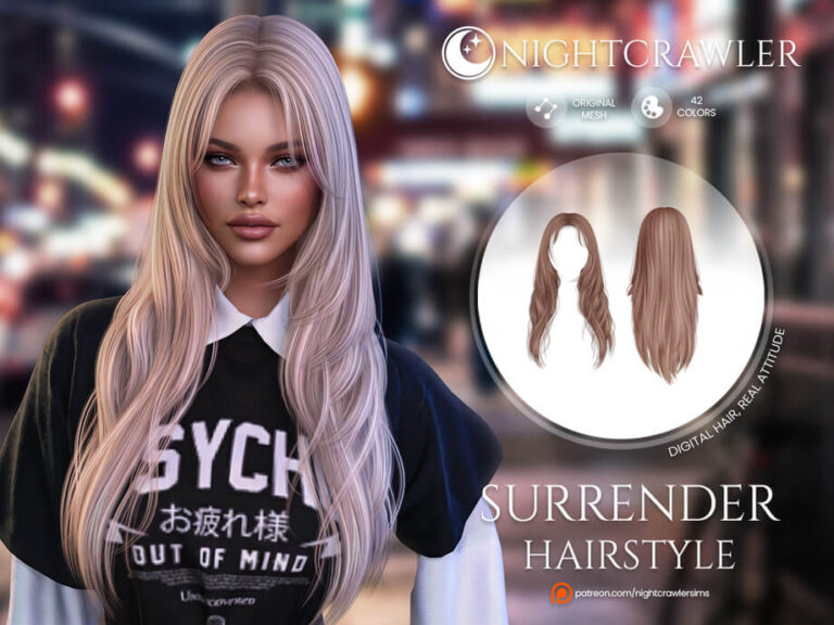 Nightcrawler-Surrender Hair STYLE A